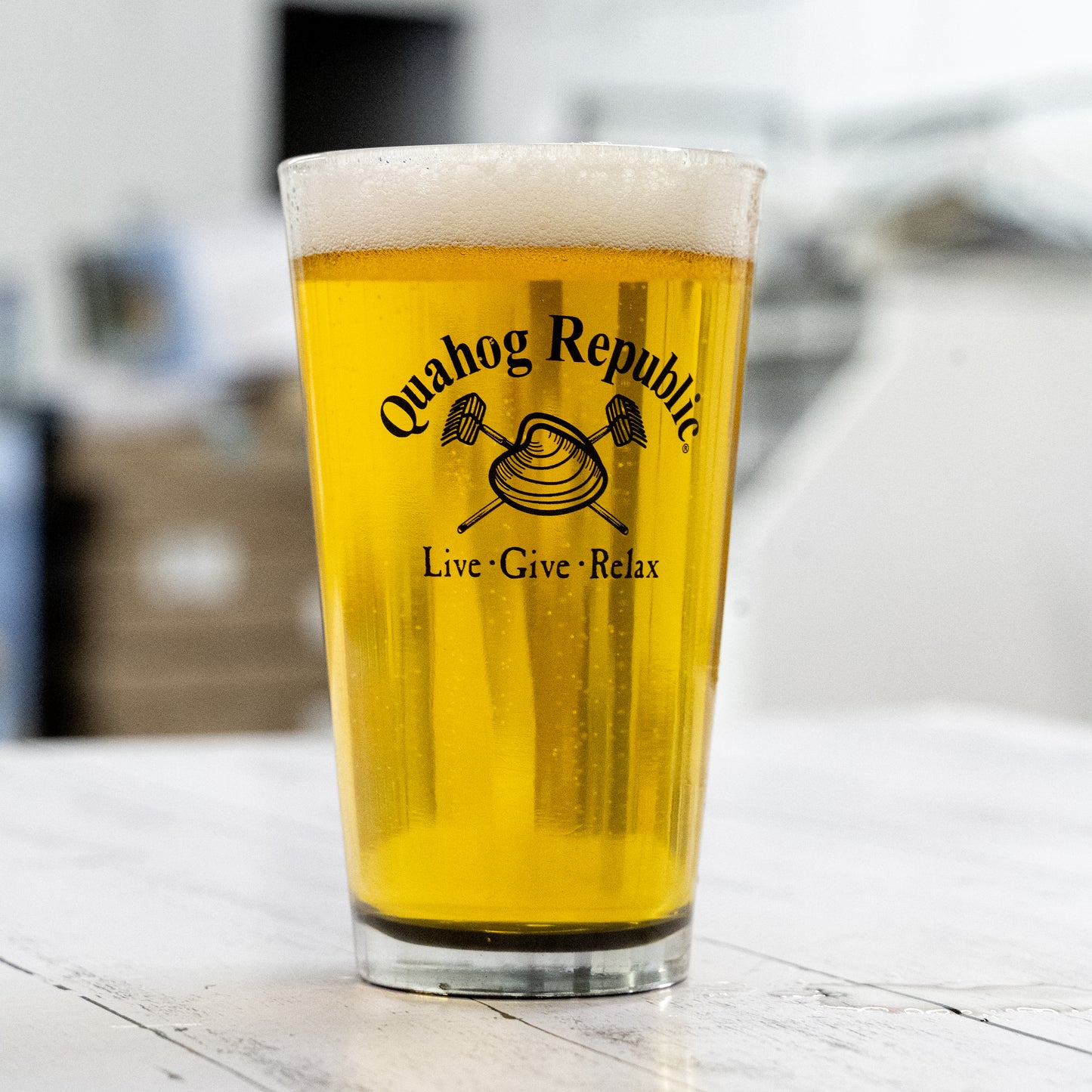 Quahog Republic Pint Glass