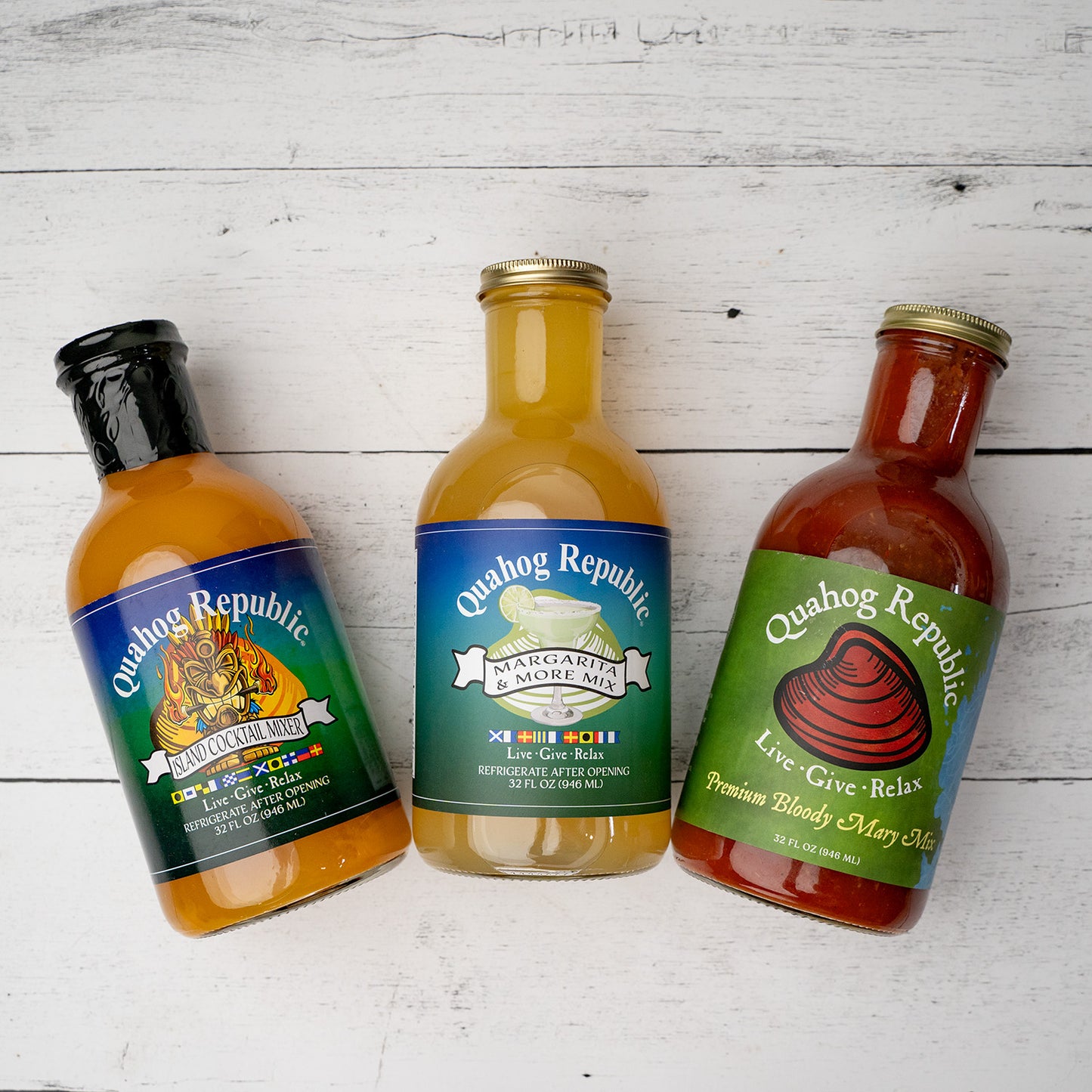 Quahog Republic Drink Mixer Trio
