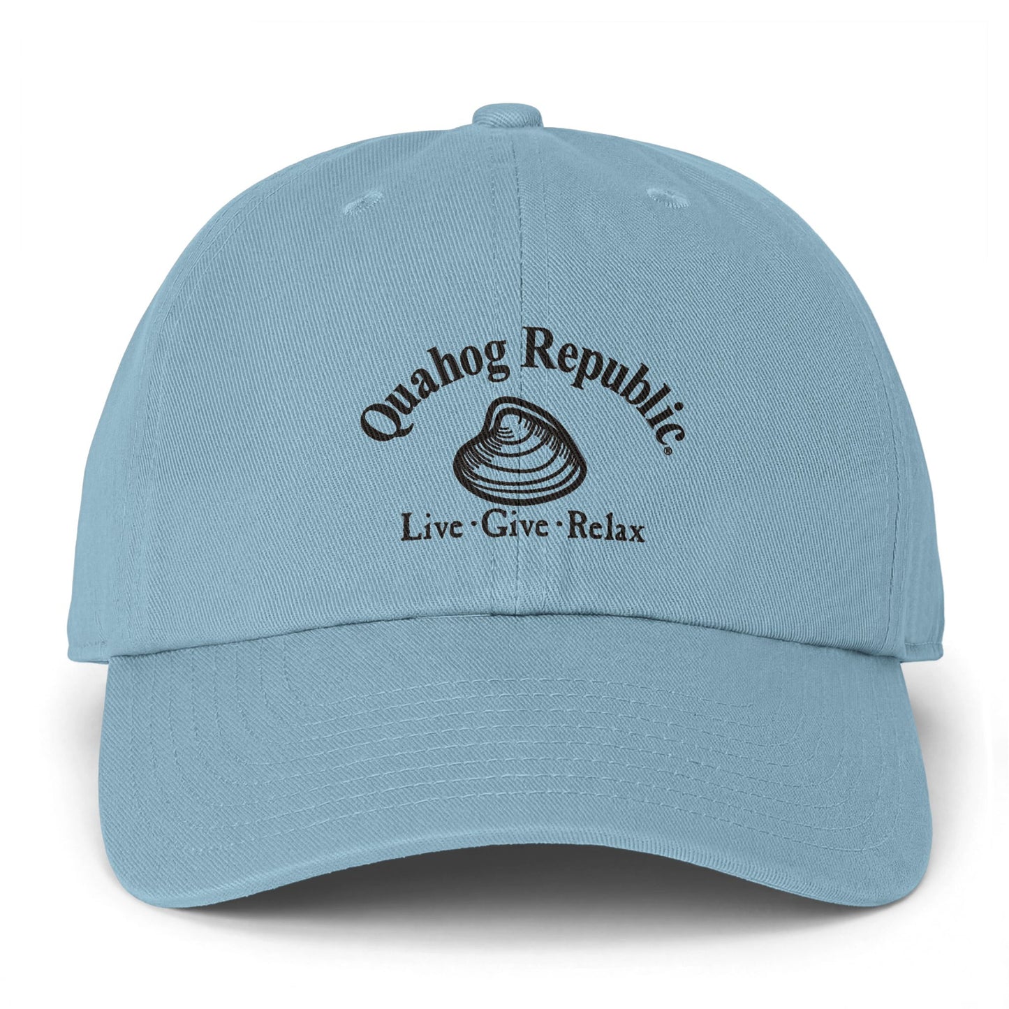 Dad Hat — 'Quahog Republic: Live • Give • Relax' Embroidered Cap