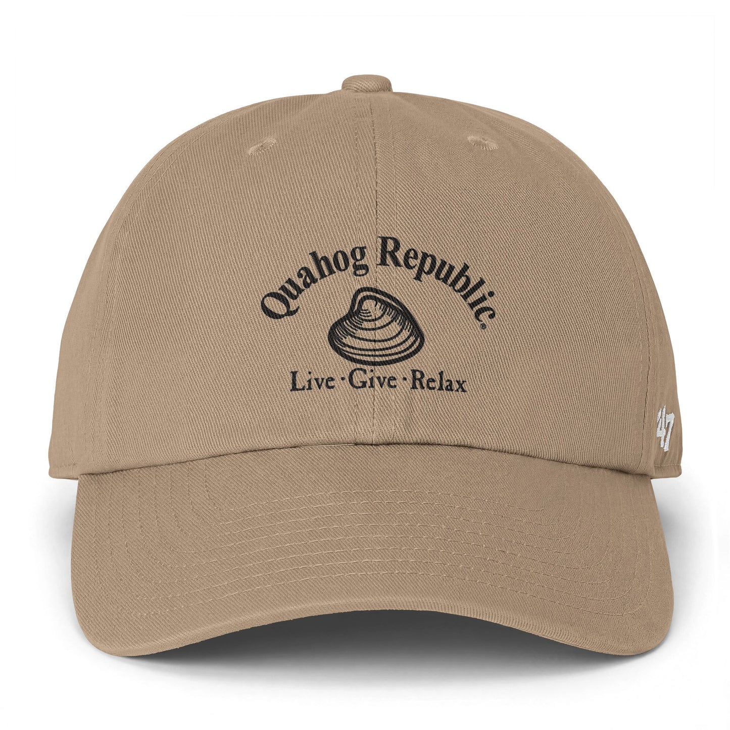 Dad Hat — 'Quahog Republic: Live • Give • Relax' Embroidered Cap