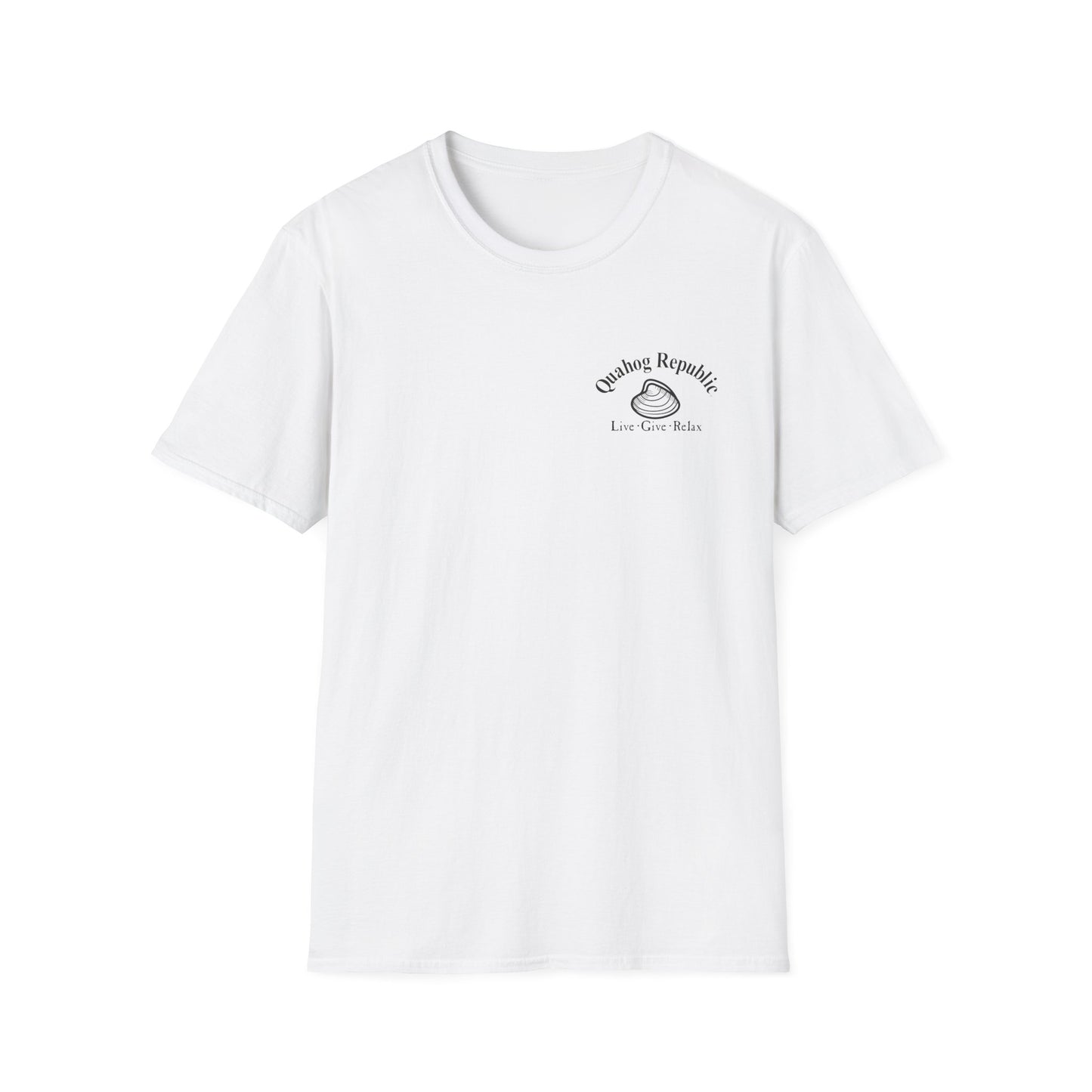 Quahog Republic T-Shirt — Nautical Lighthouse Flag Design