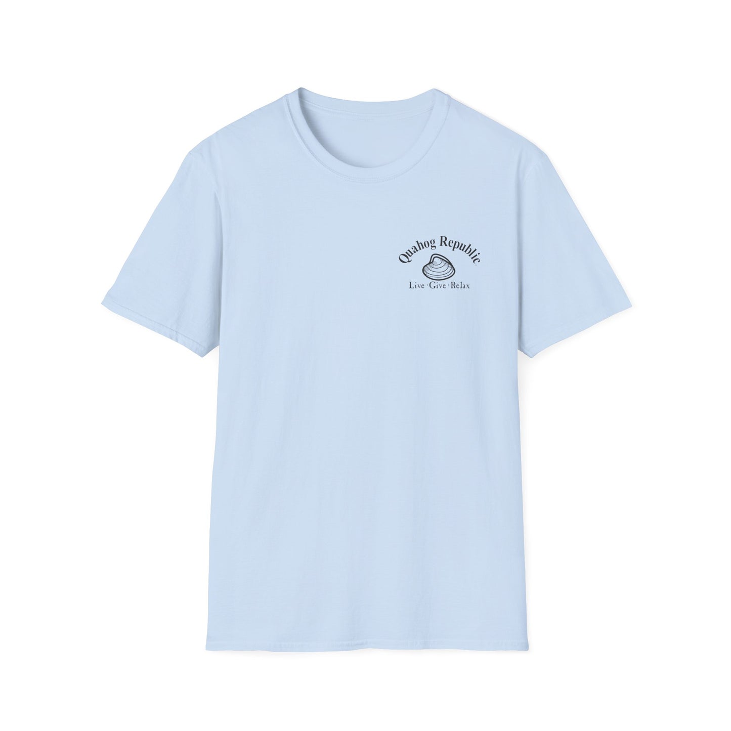 Quahog Republic T-Shirt — Nautical Lighthouse Flag Design