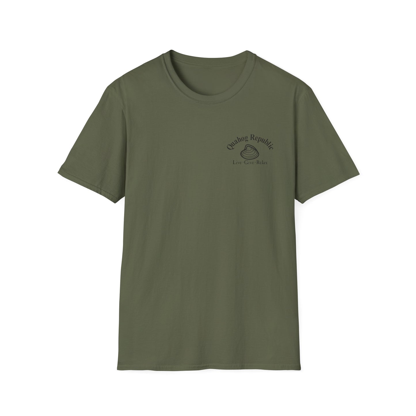 Quahog Republic T-Shirt — Nautical Lighthouse Flag Design