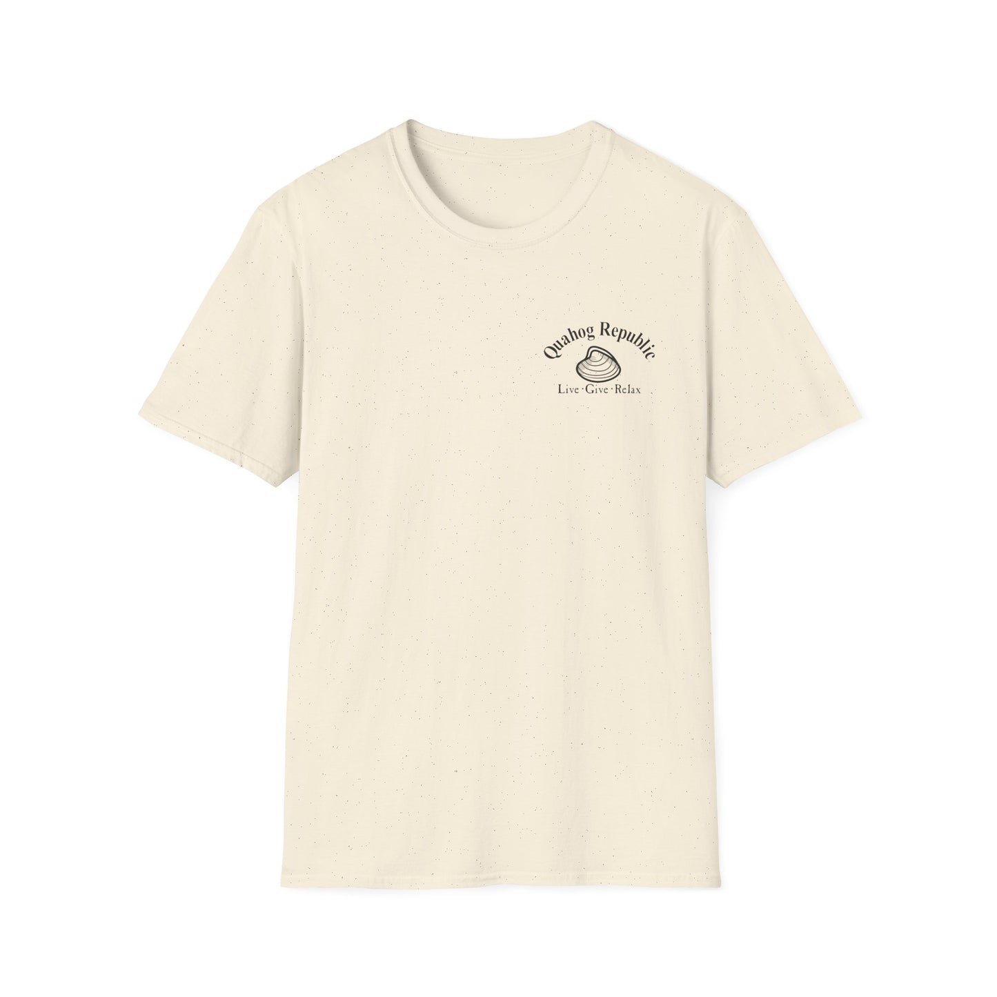 Quahog Republic T-Shirt — Nautical Lighthouse Flag Design