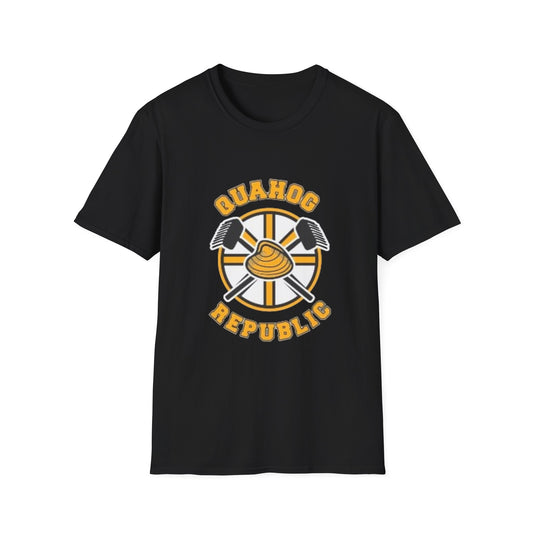 Quahog Republic T-Shirt — Boston-Style Hockey Tee
