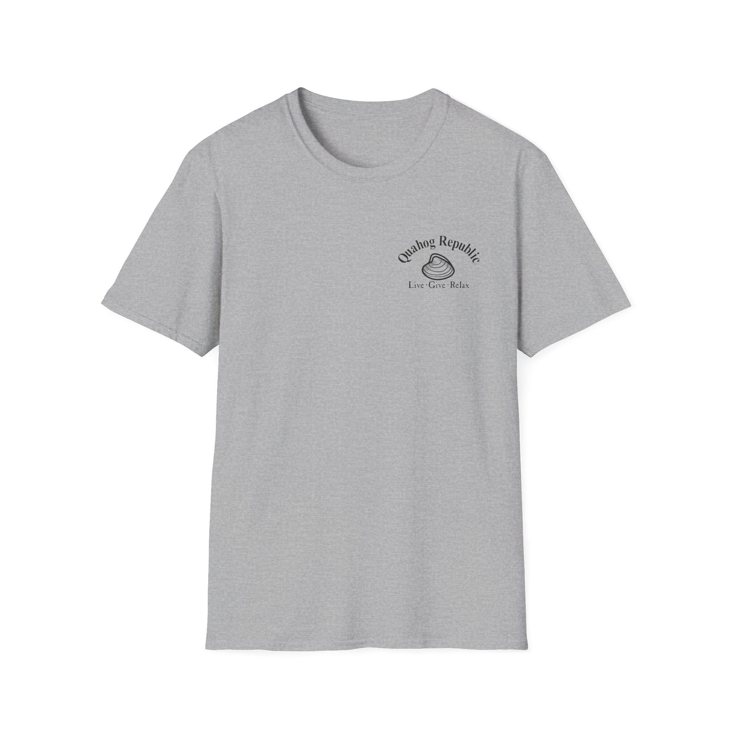 Quahog Republic T-Shirt — Nautical Lighthouse Flag Design