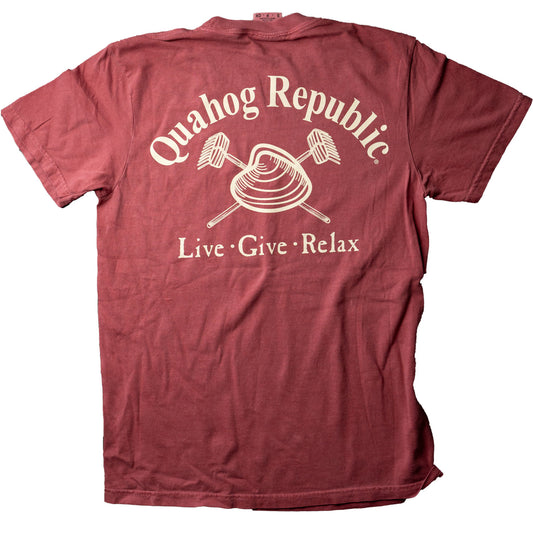 Crimson Quahog Republic T-Shirt