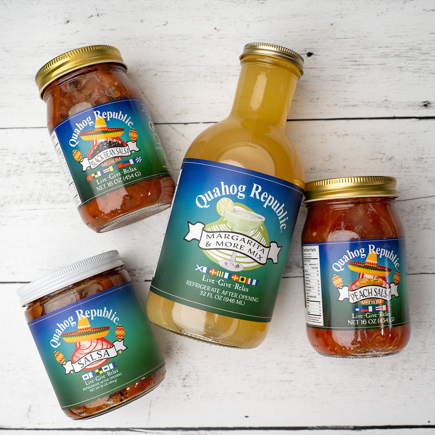 Quahog Republic Salsa & Margarita Mix Gift Pack