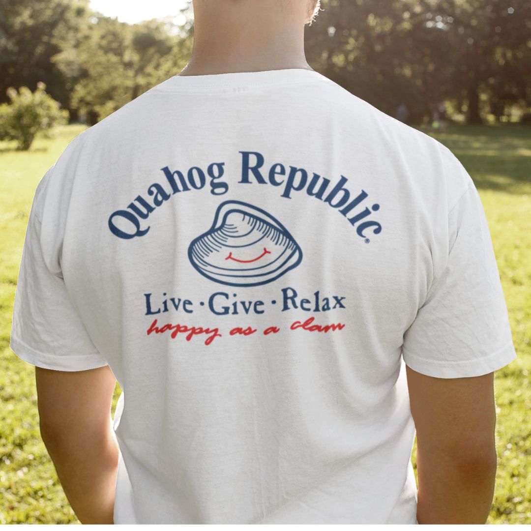 Quahog Republic Happy As A Clam