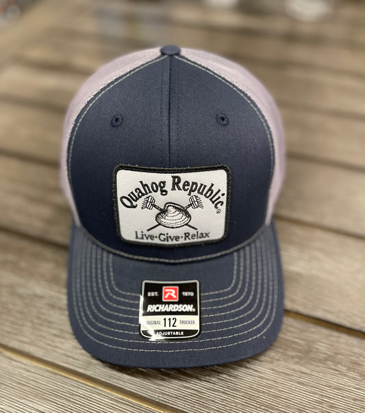 Navy/Charcoal Patch Hat